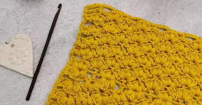 Spring Flower Crochet Blanket Square – Free Crochet Pattern