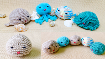 Crochet Sea Creatures One For All Basic Amigurumi Pattern 