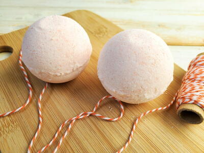 Sweet Orange Essential Oil Bath Bombs