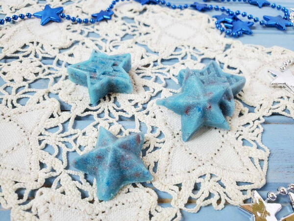 Patriotic Star Exfoliating Sugar Scrub Bars