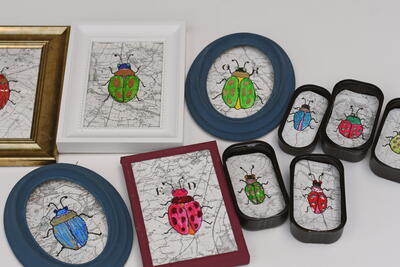 Beetle Map Art