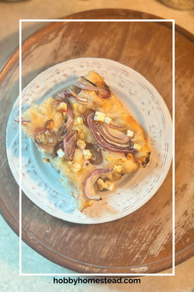 Rustic Roasted Grape And Onion Sourdough Focaccia