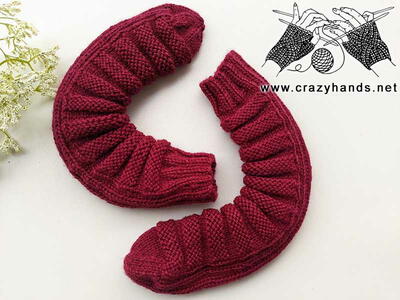 Caterpillar No-heel Socks