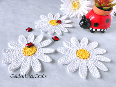 Daisy Flower Applique