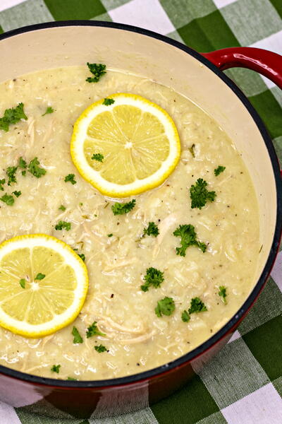 Greek Lemon Chicken Soup