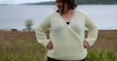 Crochet Wrap Sweater – Free Crochet Pattern