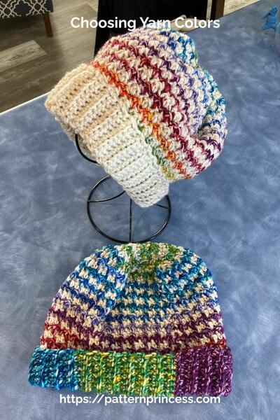 Frost Blossom Slouchy Beanie Crochet Pattern