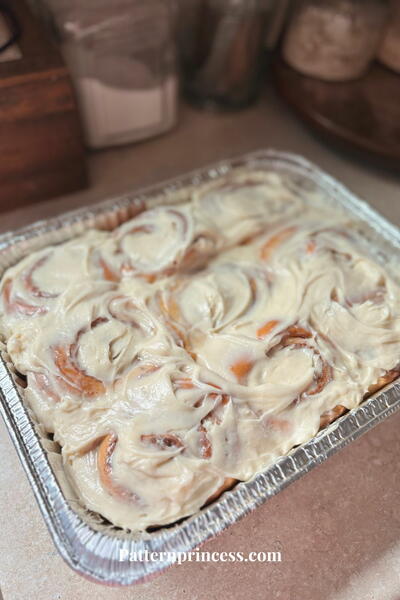Homemade Soft Cinnamon Rolls With Cream Cheese Frosting