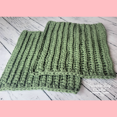 Faux Knit Dishcloth