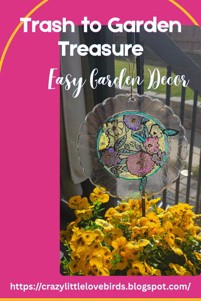 From Trash To Treasure: Diy Faux Stained Glass Garden Decor