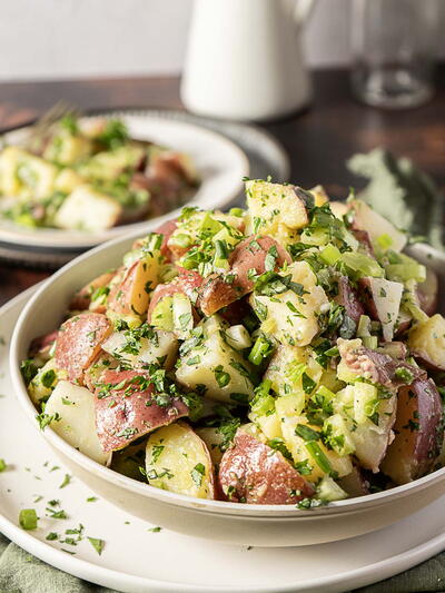 No Mayo Herby Potato Salad