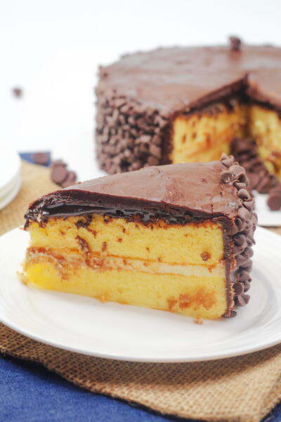 Boston Cream Cake