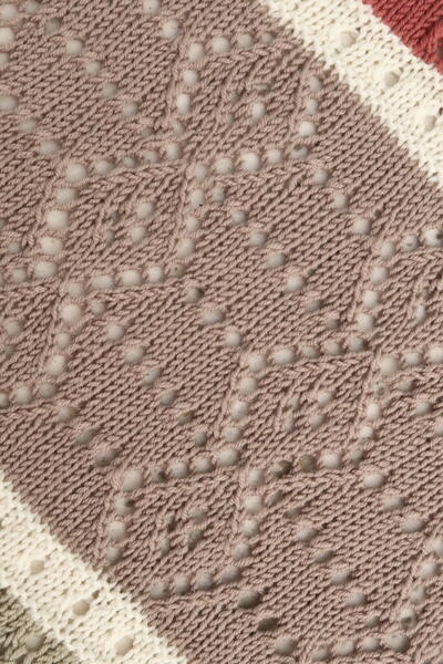 Honeycomb Diamond Lace Stitch