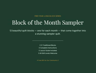 Block of the Month Sampler