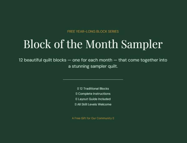 Block of the Month Sampler