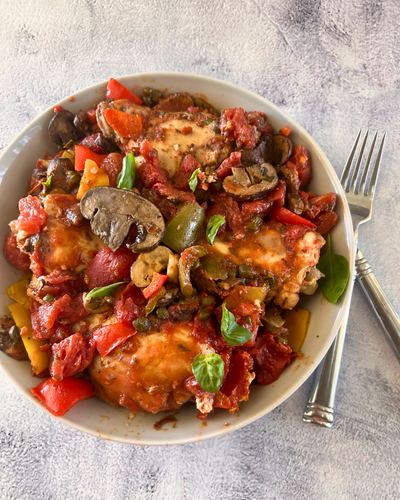 Slow Cooker Chicken Cacciatore - Easy And Amazing!