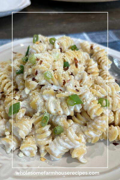 High Protein Pasta With Greek Yogurt Sauce You’ll Crave