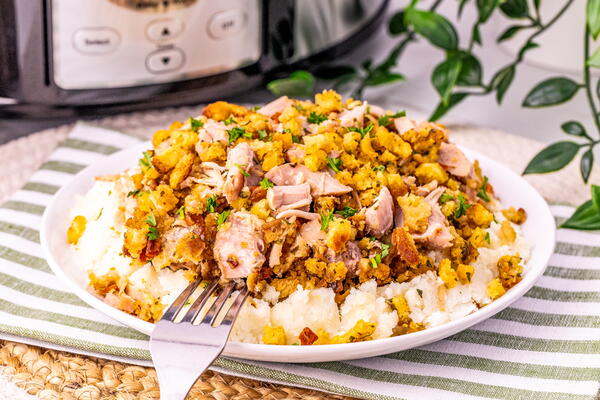 Slow Cooker Pork Chops And Stuffing