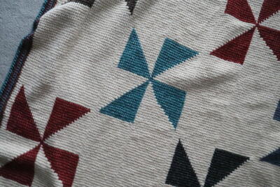 Windmill Crochet Throw