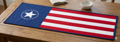 Easy Patriotic Table Runner