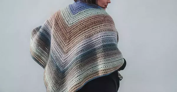 Triangle Shawl Crochet Pattern