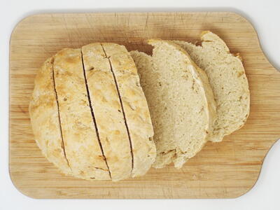 Quick No Yeast No Knead Rustic White Bread