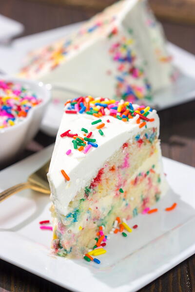 Funfetti Ice Cream Cake