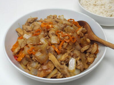Chinese Black Pepper Chicken