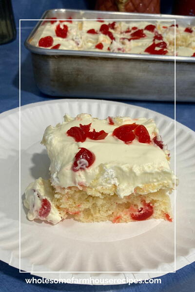 Almond Maraschino Cherry Cake Recipe