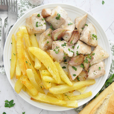 Uncle Tony’s Garlic Chicken & Fries | Possibly The Best Chicken Recipe
