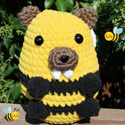 Bumble Beaver Amigurumi