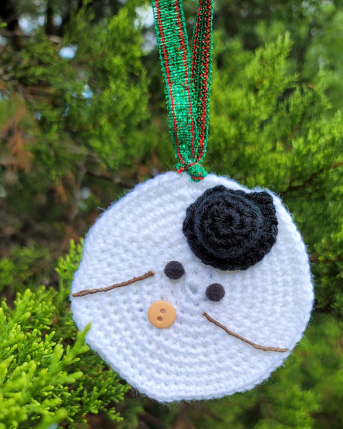 Melted Snowman Ornament
