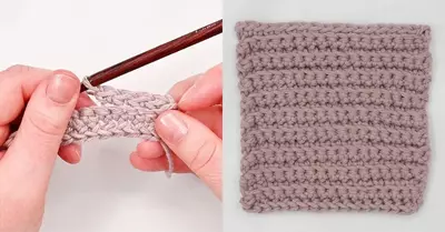 How To Crochet The Back Loop Single Crochet Stitch