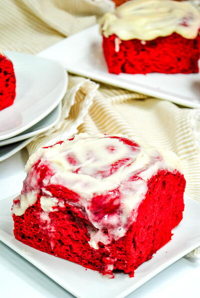 Red Velvet Cinnamon Rolls