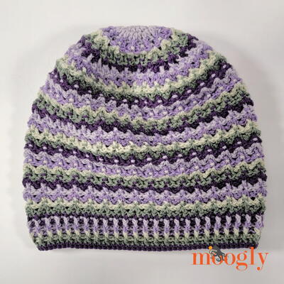Ridgeline Stripes Crochet Hat