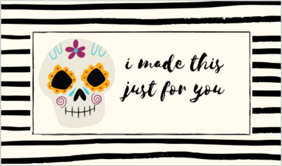Halloween Birthday Gift Tag