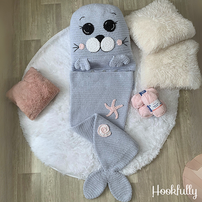 Seal Sleeping Bag And Pillow
