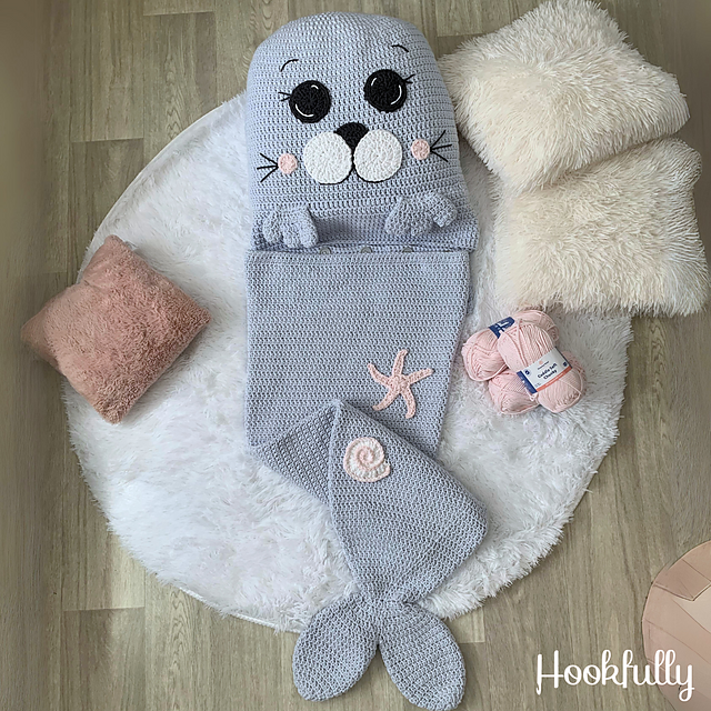 Seal Sleeping Bag And Pillow