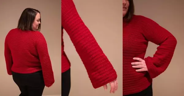 Crochet Bell Sleeve Sweater Pattern