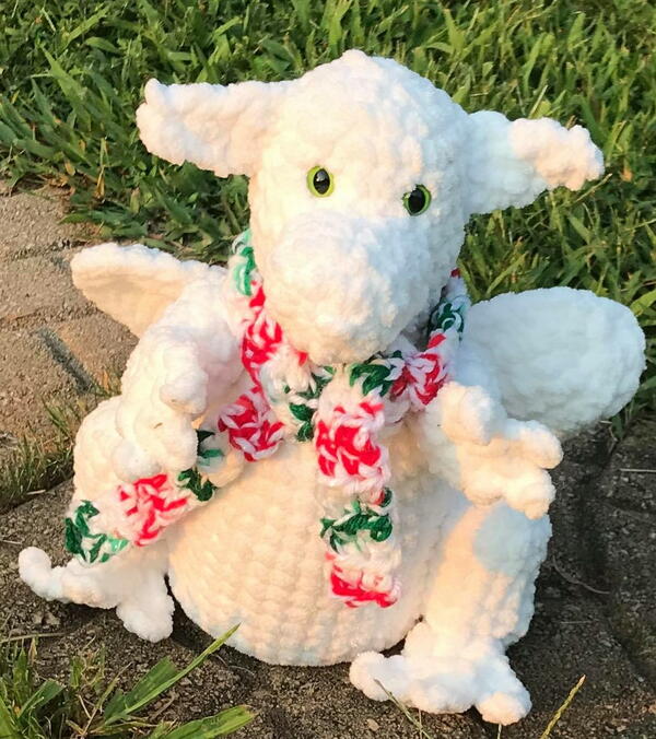 Christmas Gargoyle Amigurumi