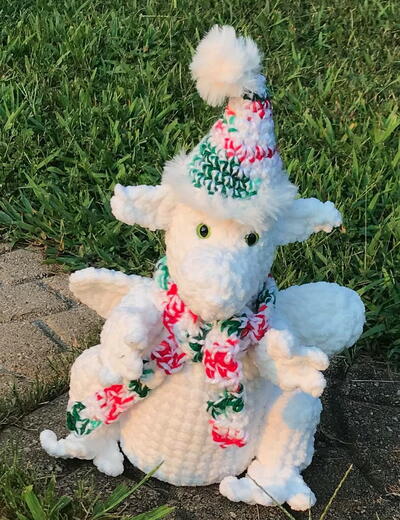 Christmas Gargoyle Amigurumi