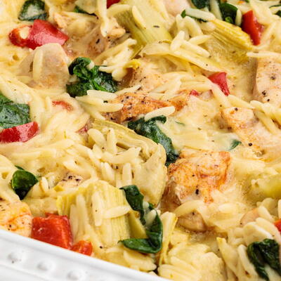 Baked Chicken Orzo
