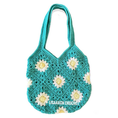 Daisy Sqaure Crochet Bag Pattern