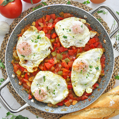 My Mother’s Fried Eggs & Vegetables