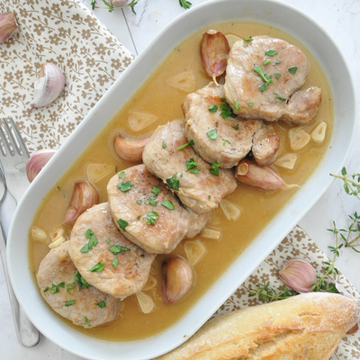 Spanish Garlic Pork Tenderloin