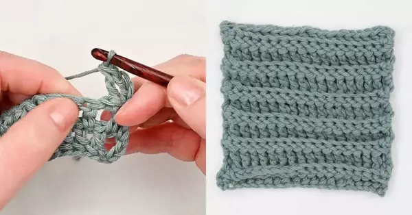 How To Back Post Double Crochet