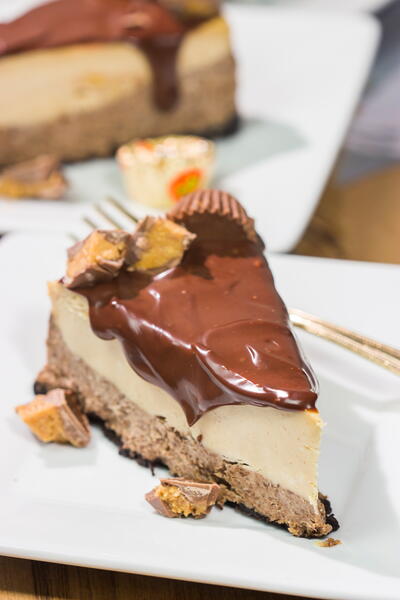 Chocolate Peanut Butter Cheesecake