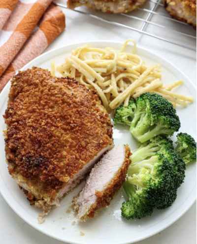 Parmesan Crusted Pork Chops