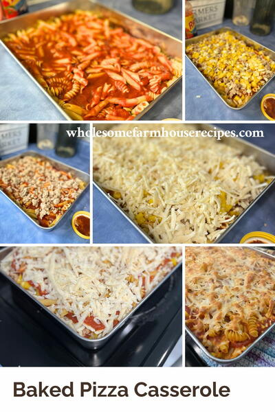 Baked Pizza Casserole That Feeds A Crowd Fast