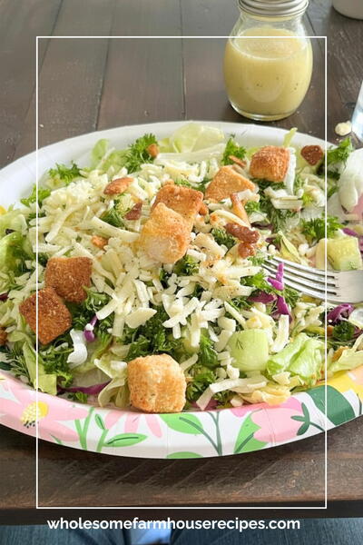Green Salad With Fresh Herbs And Lemon Vinaigrette